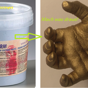 Kinderhandabformung