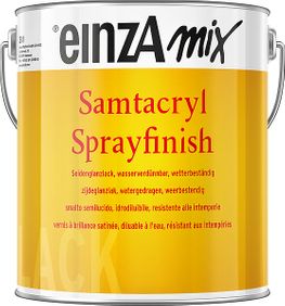 einzA mix Samtacryl Sprayfinish