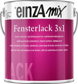 einzA mix Fensterlack 3x1